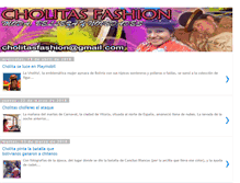 Tablet Screenshot of cholitasfashion.com